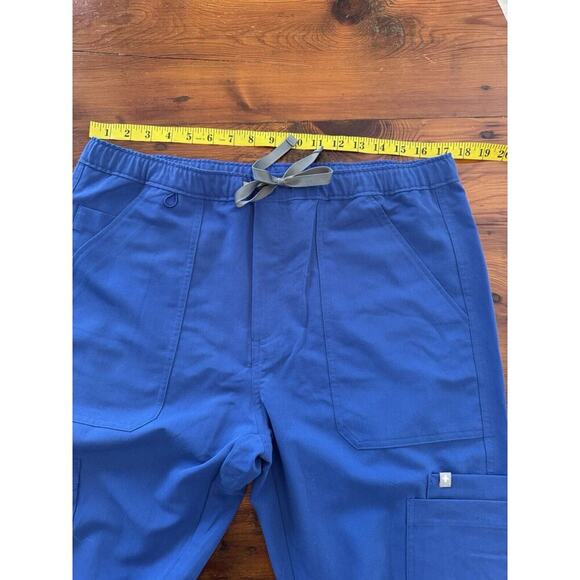 FIGS Cairo Cargo Scrub Pants Royal Blue Straight Leg Men's Size Large - Picture 3 of 7